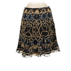 J. McLaughlin Dellen 100% Silk Pleated Skirt. Size 8.